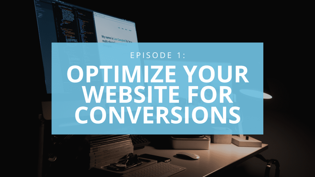 optimize your website for conversions