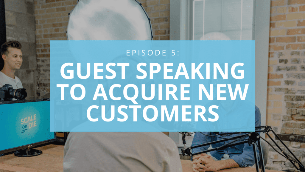 guest speaking to acquire new customers